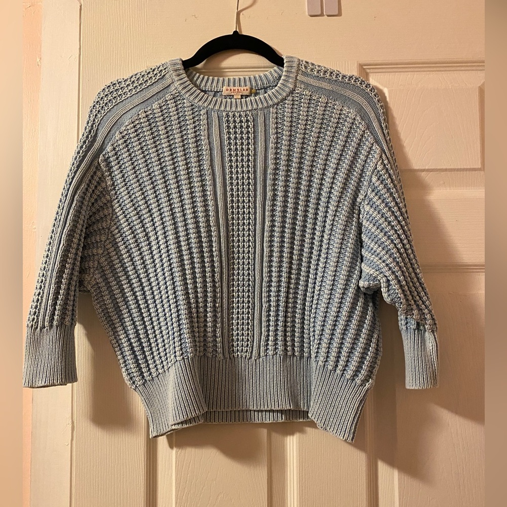 Demylee New York Sky Blue Cotton Sweater